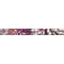Azulejos alcor Lugano Cenefa fFloral 2pz Lila