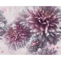 Azulejos alcor Lugano Decor Floral 2pz Lila