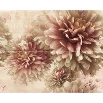 Azulejos alcor Lugano Decor Floral 2pz Nude