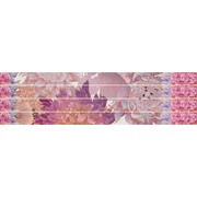 Бордюр Azulejos alcor Siena Cnt. 4/Flower Oro Siena Malva