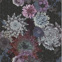 Azulejos alcor Siena Dec Flower Oro Siena Negro