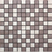 Мозаика Azulindus & marti s.a Fiori Dorati Mosaico Hojas Beige-Chocolate
