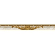 Бордюр Baldocer Davos Cenefa relieve oro
