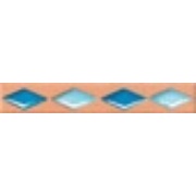 Бордюр Bayker Aqua Listello Baia Blu