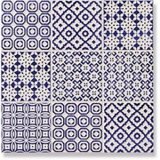 Декор Bayker Batik Deco Cobalto
