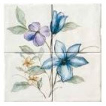 Bayker Memorie Jardin Viola Bianco (4 шт