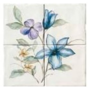 Панно Bayker Memorie Jardin Viola Crema (4 шт)