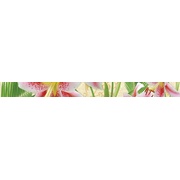 Бордюр Belleza Сприн Lily стеклянный