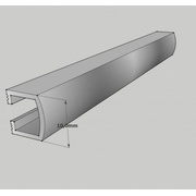 Спец. Элемент Butech Профили B72124002 Pro-telo aluminio brillante 10mm plata