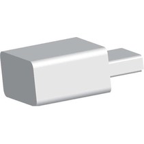 Butech Профили B73134304 Pro-Part Esq.Laton Cromado 12,5 mm