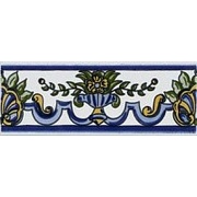 Бордюр Cas Ceramica Amaya Tira Linares Azul