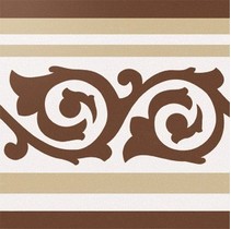 Cas Ceramica Anastasia Border Brown