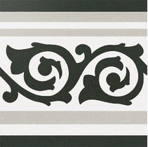 Cas Ceramica Anastasia Border Grey