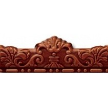 Cas Ceramica Tira Moldura Real Marron