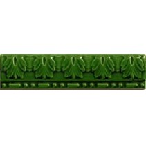 Cas Ceramica Tira Moldura Relieve Verde
