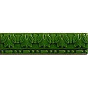 Бордюр Cas Ceramica Tira Moldura Relieve Verde