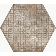 Настенная плитка Casabella Insieme Esagona Graffiti Tortora