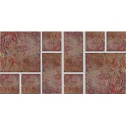 Мозаика Castelvetro Rosso Vulcanishe Sienite Mosaico