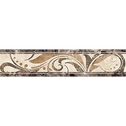 Бордюр Ceramica Classic Illyria Illyria vendom cappuccino Бордюр напольный 6,6х30