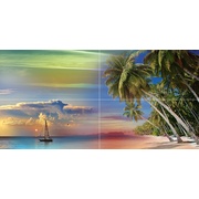 Панно Ceramica Classic Ocean Deep Tropical Night Панно P4D290 80х40 (из 4 плиток)