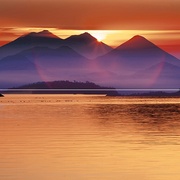 Панно Ceramica Classic Sunset Sunset Панно P2-1D278 40х40 (из 2 плиток)