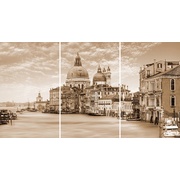 Панно Ceramica Classic Venice Veniсe Панно стекло из 3-х плиток 75х40