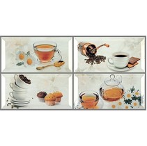 Ceramicalcora Tula Decorado Podolsk Crema (из 4шт.)