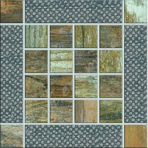 Ceramiche RHS (Rondine) MetalWood Beige Inserto