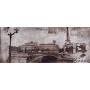 Декор Ceramika Konskie Treviso Postcard grey 1