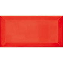 Ceranosa Plaqueta Biselado Rojo