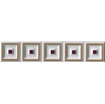Cerasarda Parentesi Quadra List. Cornice Bamboo