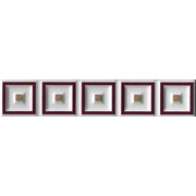 Бордюр Cerasarda Parentesi Quadra List. Cornice Biscotto