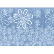 Декор Cersanit Euforia Blue Kwiatek 3