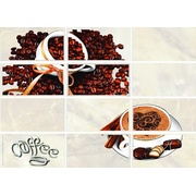 Декор Cersanit Latte Cветло-бежевый Coffe 2 (LT2M302)