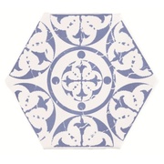 Декор Cevica Marrakech Agadir Azul Hexagon