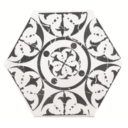 Декор Cevica Marrakech Agadir Negro Hexagon