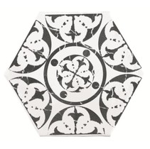 Cevica Marrakech Agadir Negro Hexagon