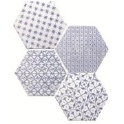 Декор Cevica Marrakech Mosaic Azul Hexagon
