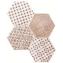 Cevica Marrakech Mosaic Granate Hexagon