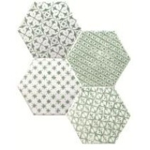 Cevica Marrakech Mosaic Verde Hexagon
