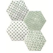 Декор Cevica Marrakech Mosaic Verde Hexagon