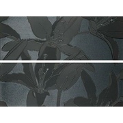 Декор Cifre Glaze Composicion Romanzo Black (комплект из 2 шт)