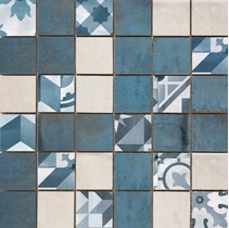 Cifre Montblanc White Blue Mosaico Blue