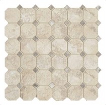 Cisa Ceramiche Royal Marble Mosaico Ottagona Almond Lapp