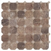 Мозаика Cisa Ceramiche Royal Marble Mosaico Ottagona Noce Lapp