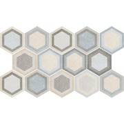 Напольная плитка Codicer Traffic Hexacolor Hex 25 (микс разных рисунков)