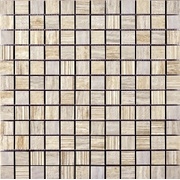 Декор Coem Millerighe Mosaico Decorato Platinum White-caramel