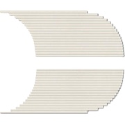 Декор Coem Tinte Unite Xs Semitondo Sx-dx 01 Cold White
