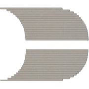 Декор Coem Tinte Unite Xs Semitondo Sx-dx 03 Grey