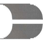 Декор Coem Tinte Unite Xs Semitondo Sx-dx 05 Anthracite